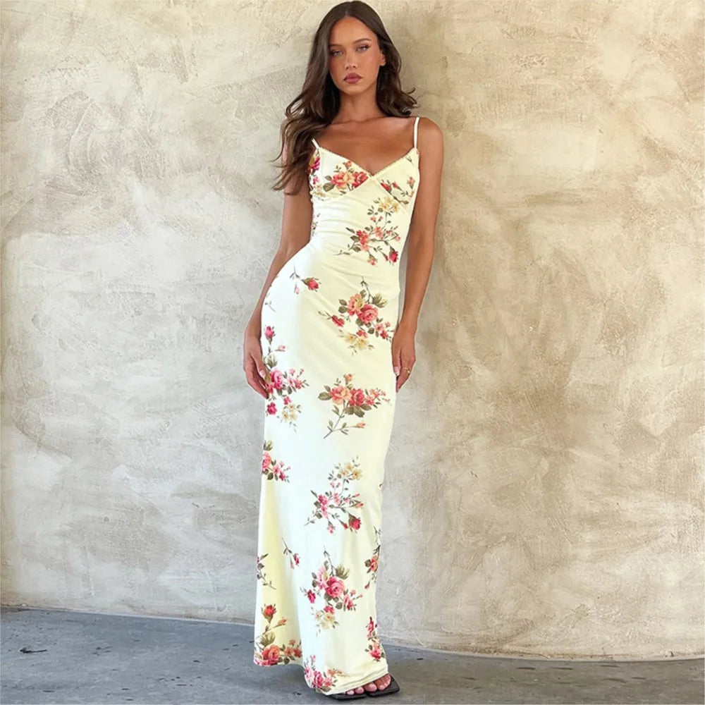 Robe bustier fleurie