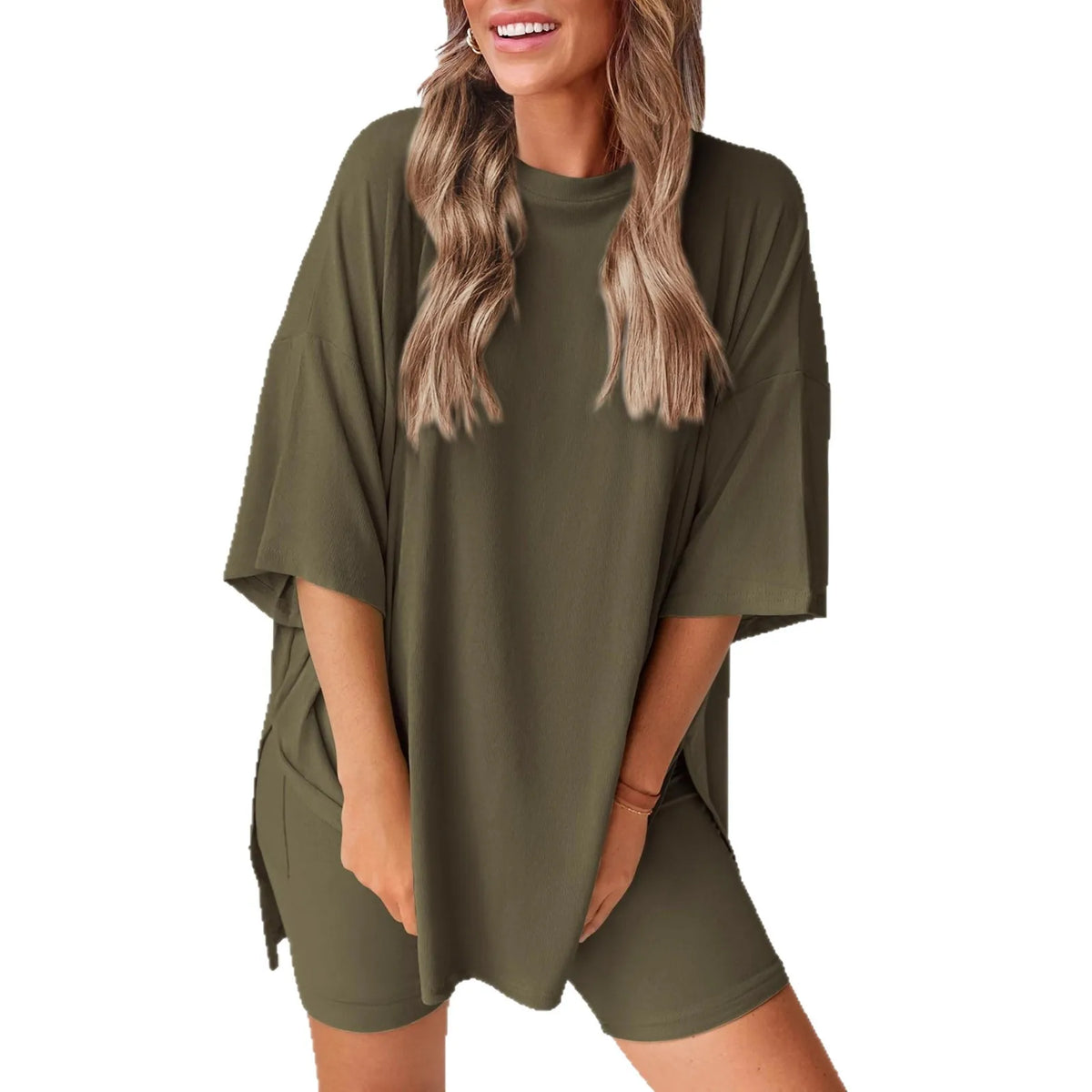 Ensemble loungewear crewneck