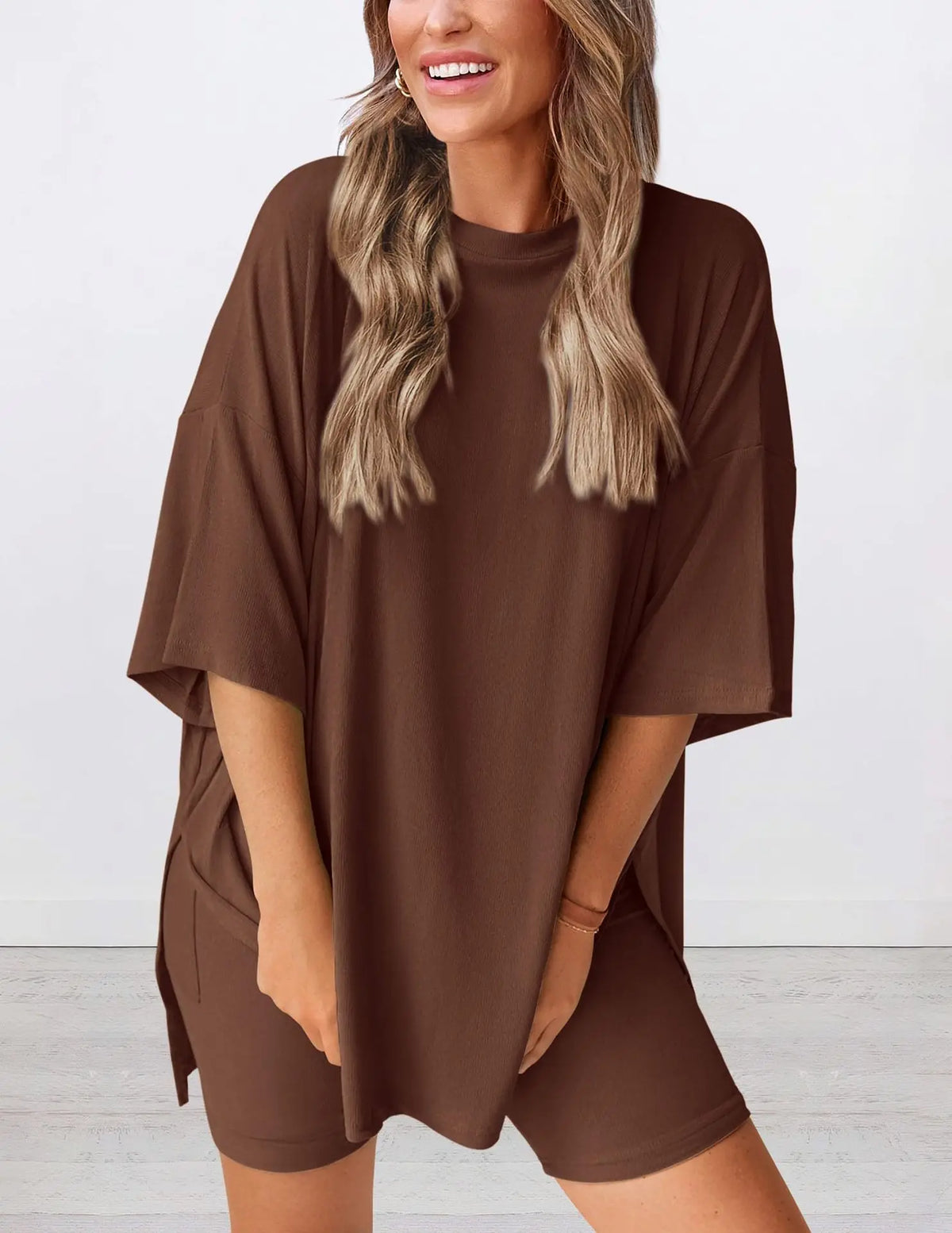 Ensemble loungewear crewneck