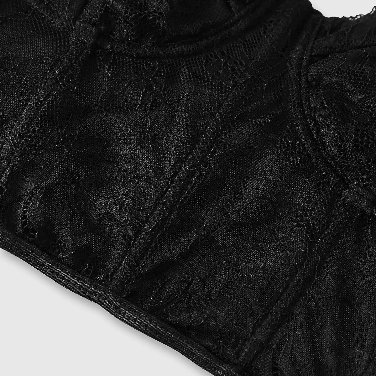 Bralet corset résille push-up