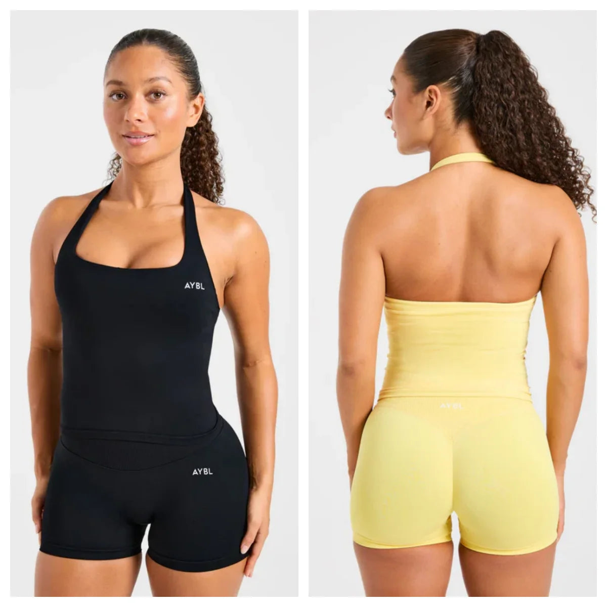 Duo sport dos-nu & short taille haute