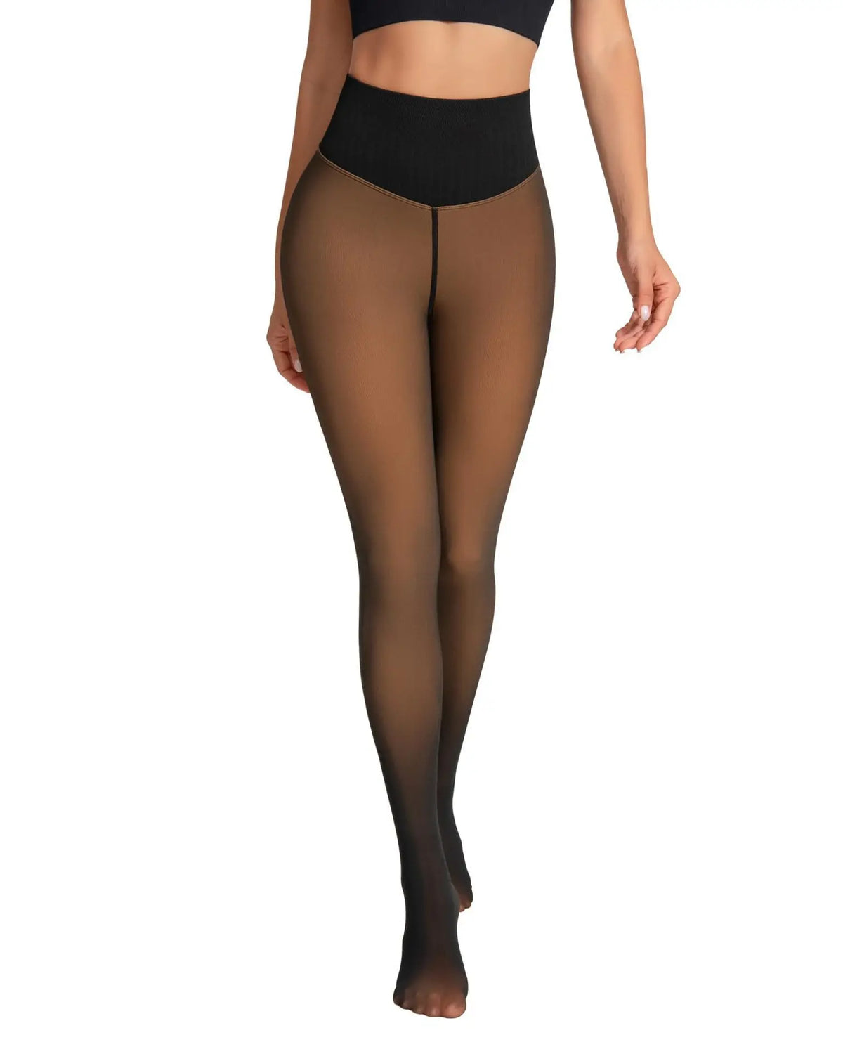 Collant thermique velours