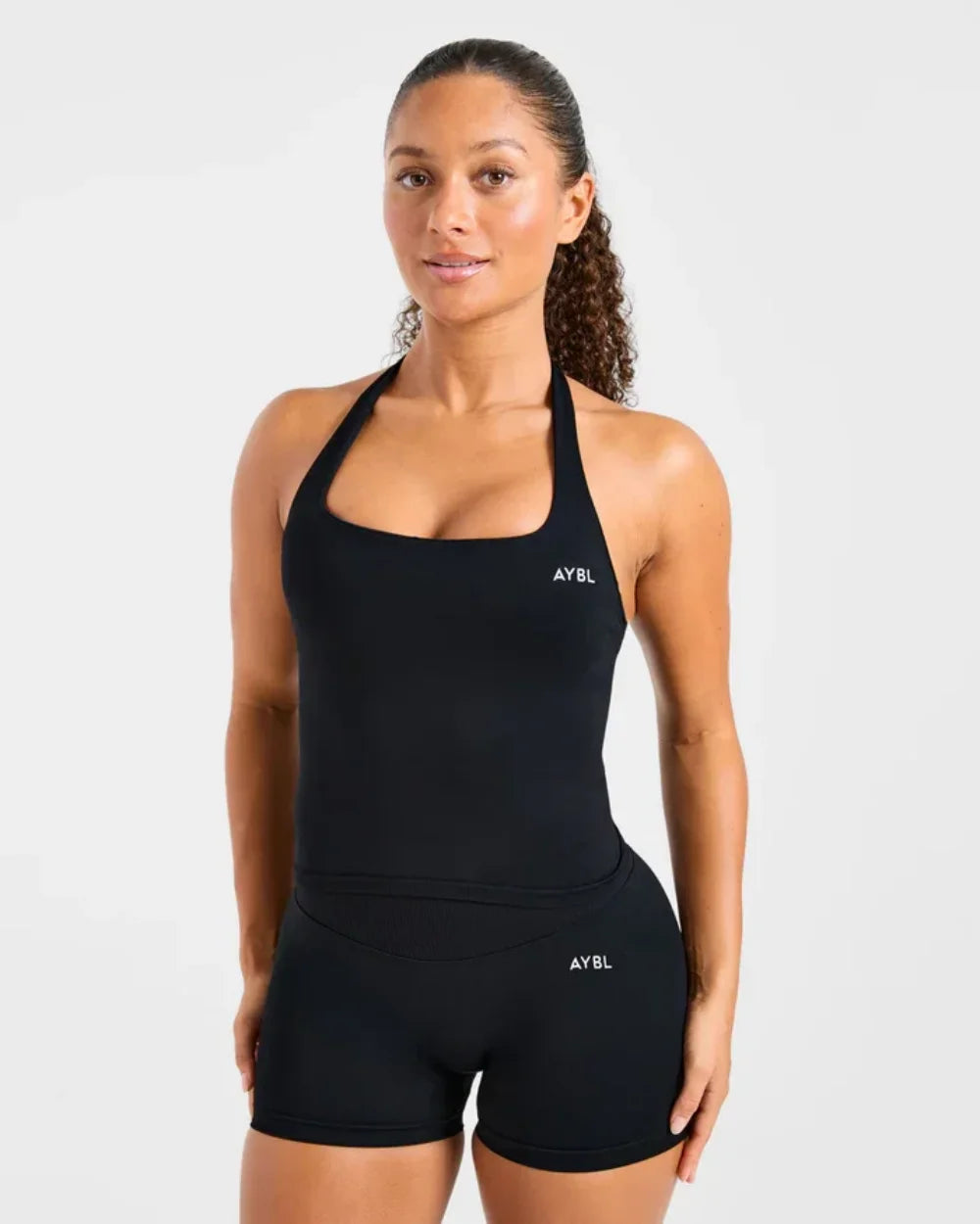Duo sport dos-nu & short taille haute