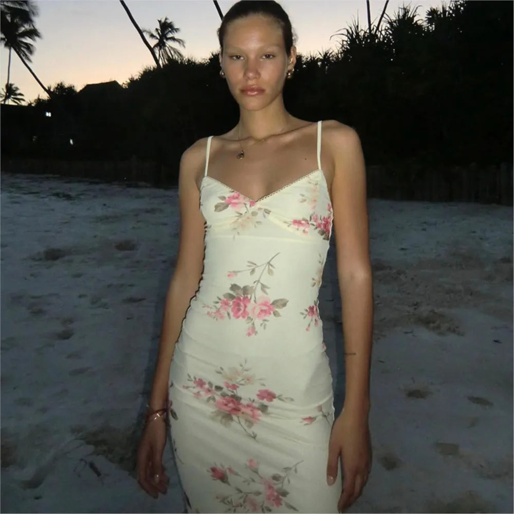 Robe bustier fleurie