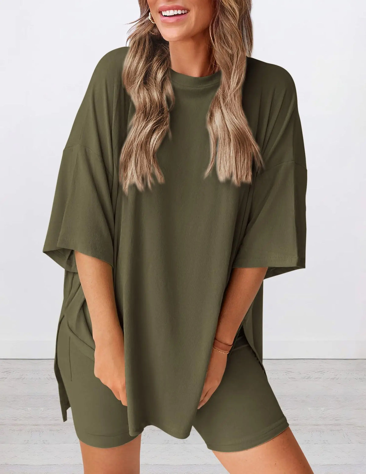 Ensemble loungewear crewneck