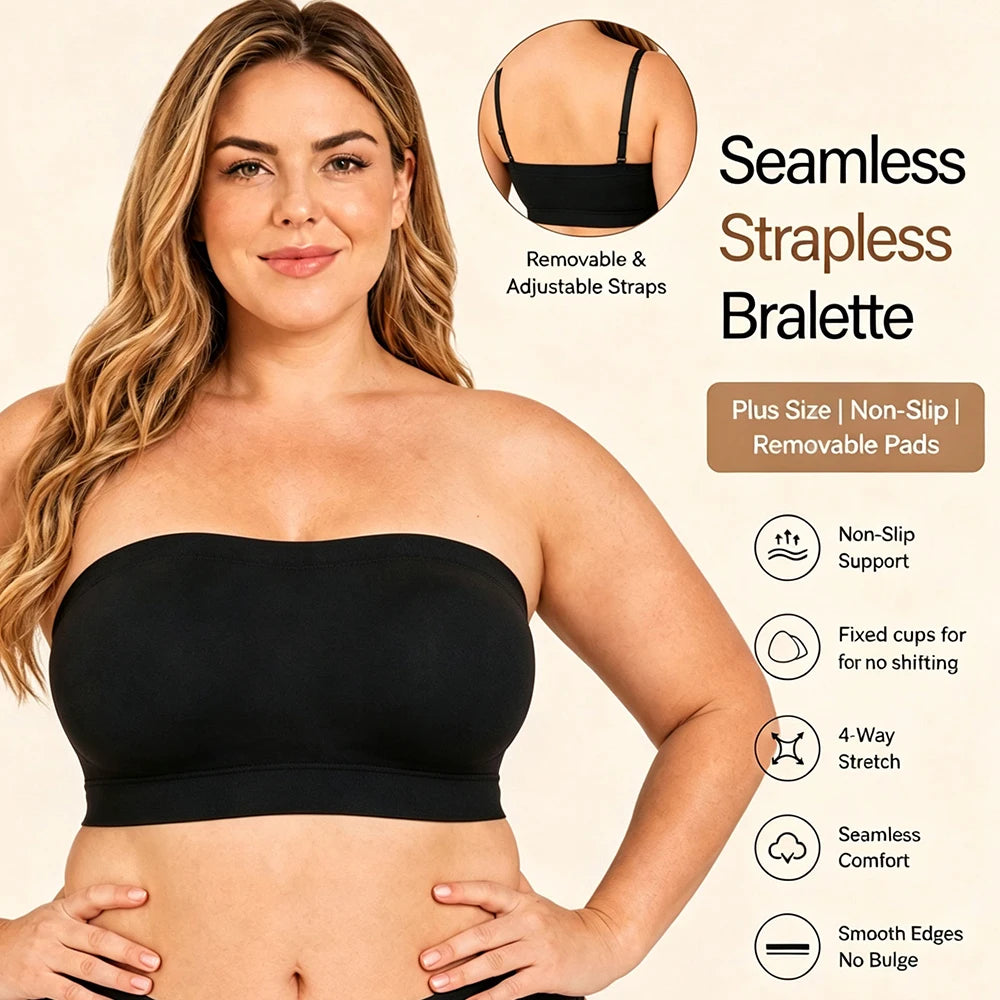 Wireless Plus-Size Bandeau