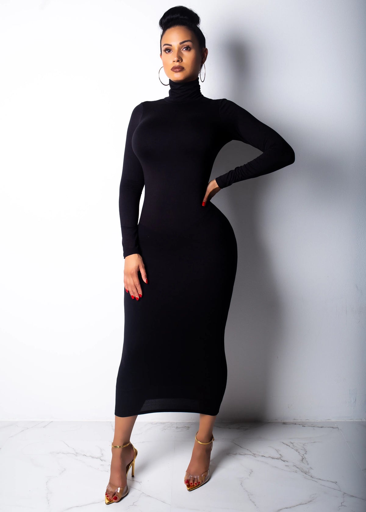 Robe manches hiver