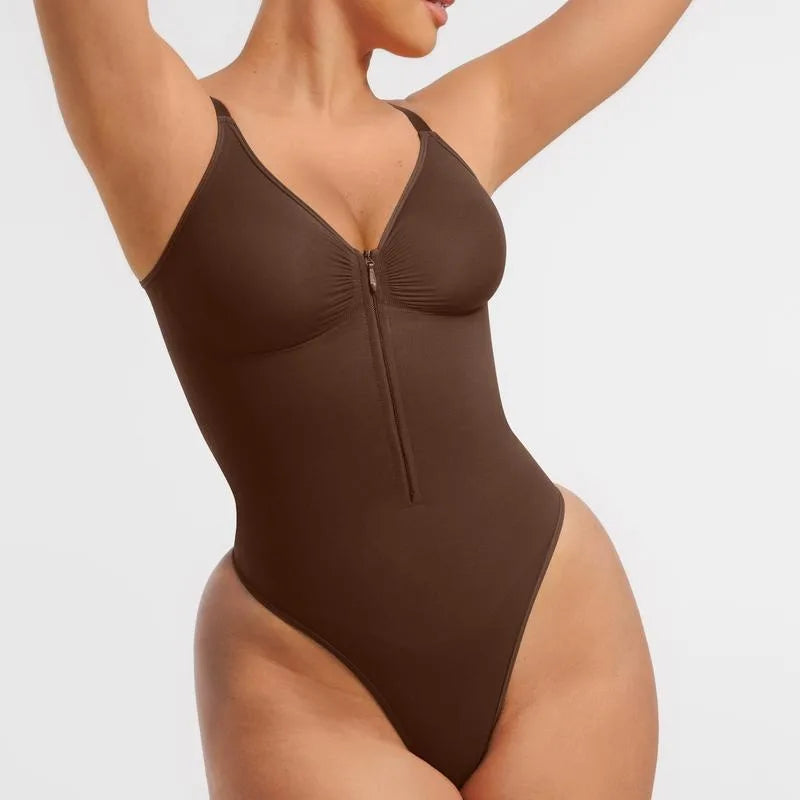 Body gainant zippé